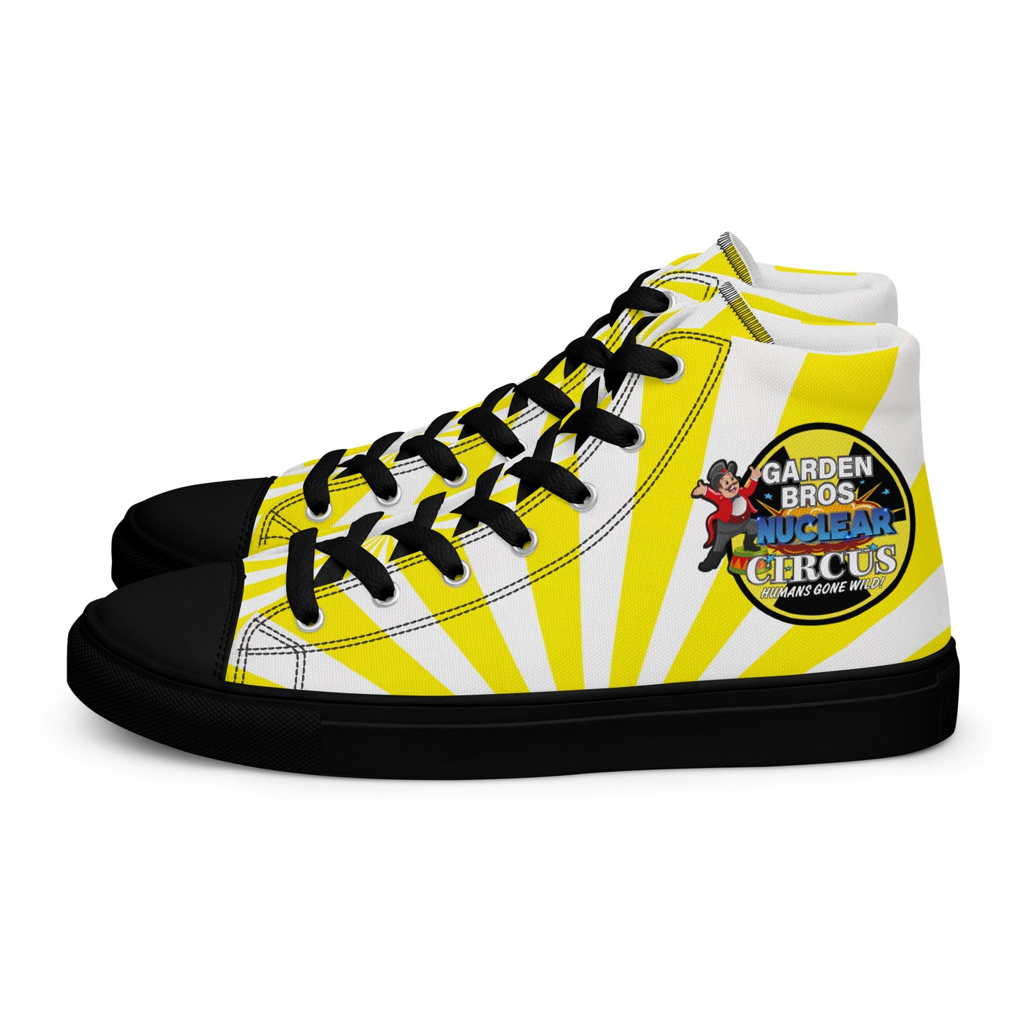 Men’s high top canvas shoes