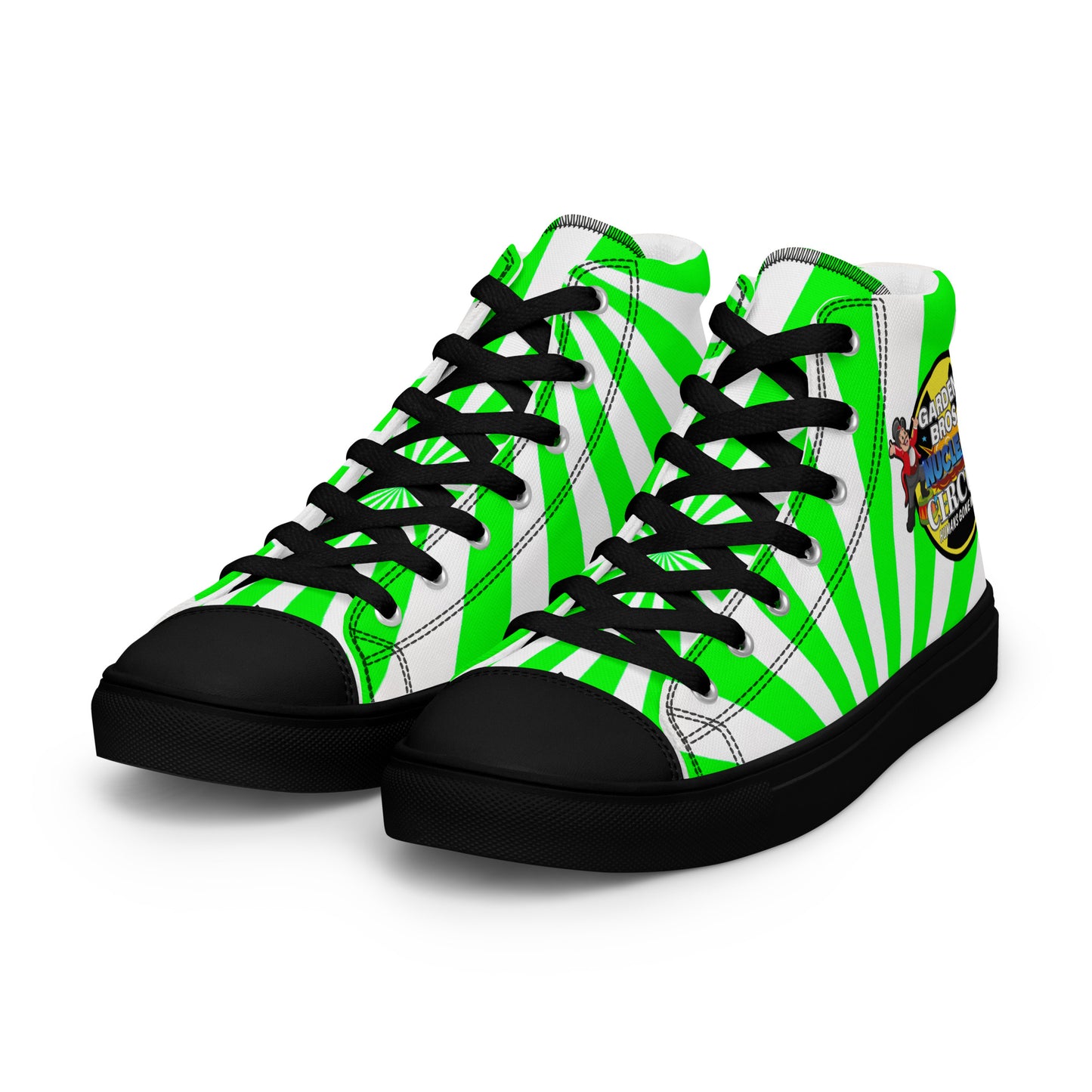 Men’s high top canvas shoes