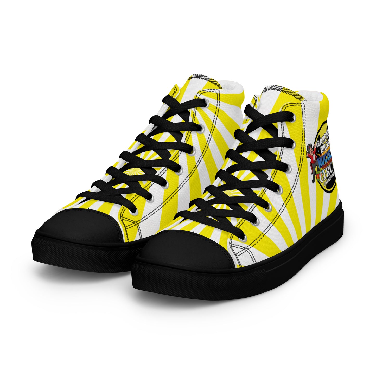 Men’s high top canvas shoes