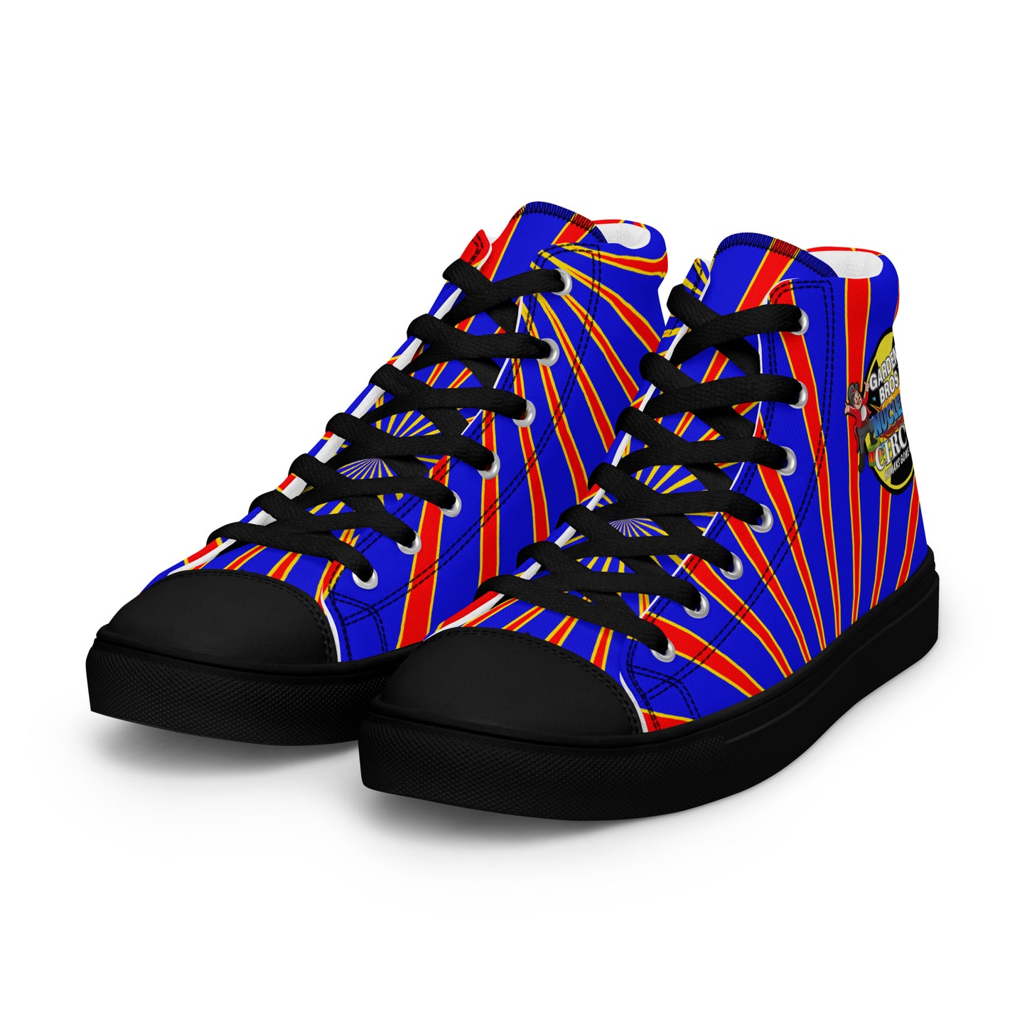 Men’s high top canvas shoes