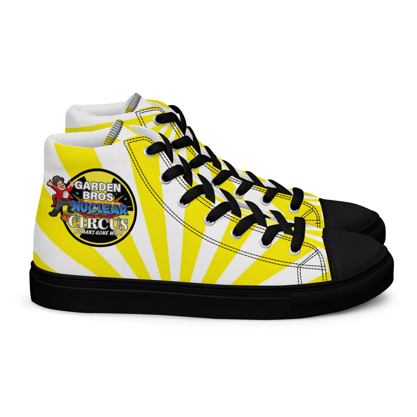 Men’s high top canvas shoes