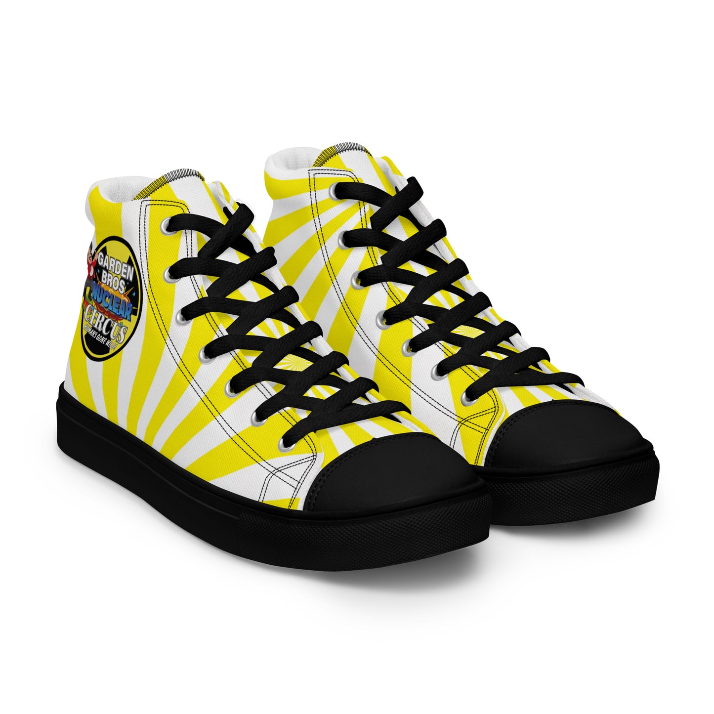 Men’s high top canvas shoes