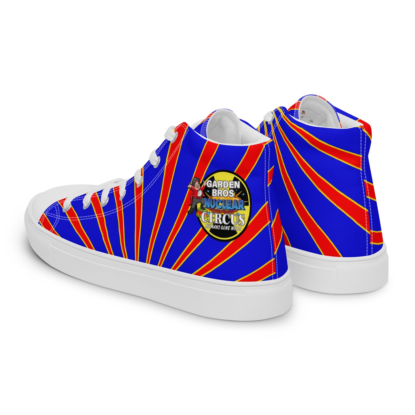 Men’s high top canvas shoes