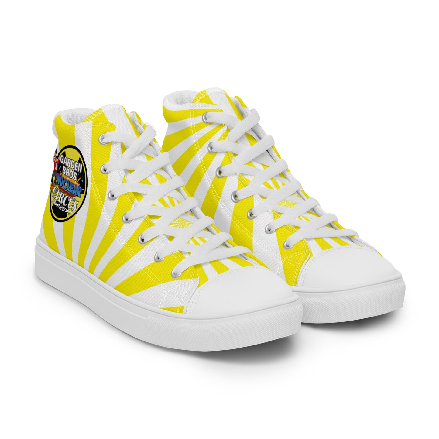 Men’s high top canvas shoes